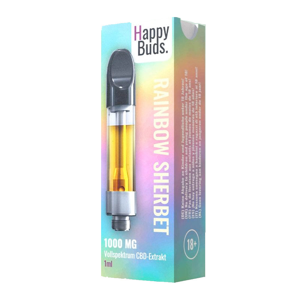 Happy Buds CBD Extraktkartuschen - Rainbow Sherbet