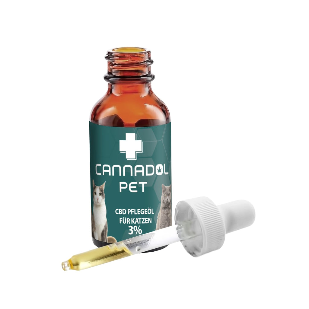 Cannadol Pet 3% Premium CBD Öl für Katzen - (10 ml)