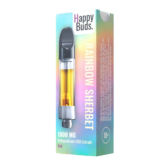 Happy Buds CBD Extraktkartuschen - Rainbow Sherbet