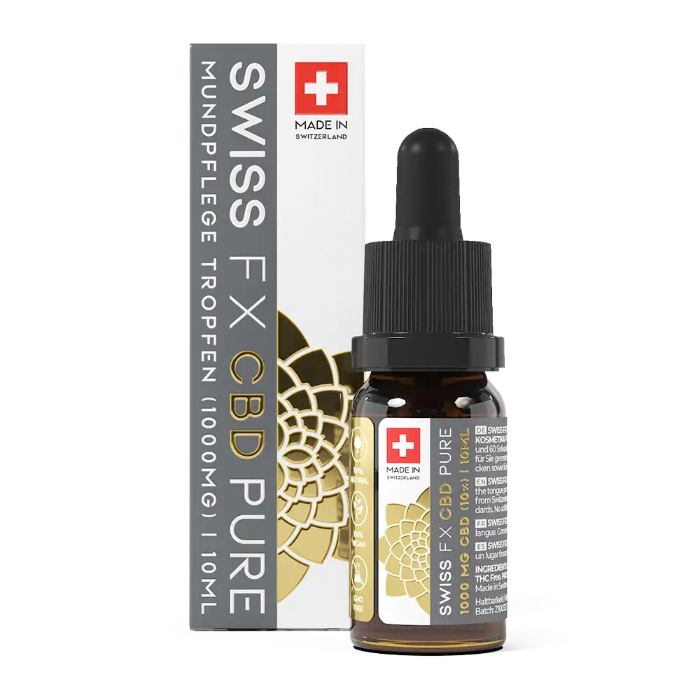 Swiss FX – THC frei CBD Öl 10 % (1.000 mg) - cbdserenity