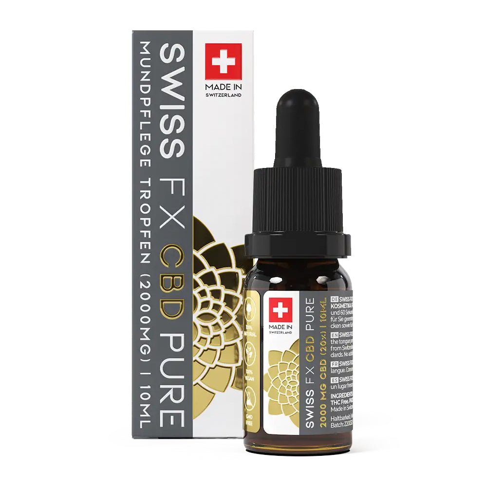 Swiss FX – THC frei CBD Öl 20 % (2.000 mg) - cbdserenity