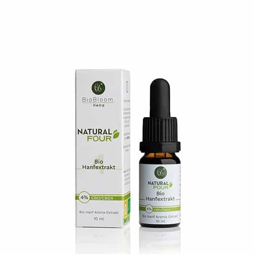 BioBloom | Bio CBD Öl 4% (400mg) | Natürliches Hanfaroma