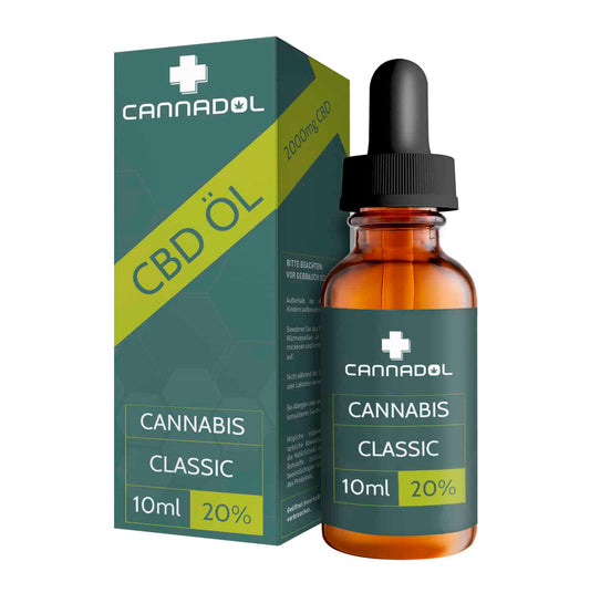 Cannadol Classic CBD Öl 20% (2.000mg) | Hochdosiertes Vollspektrum