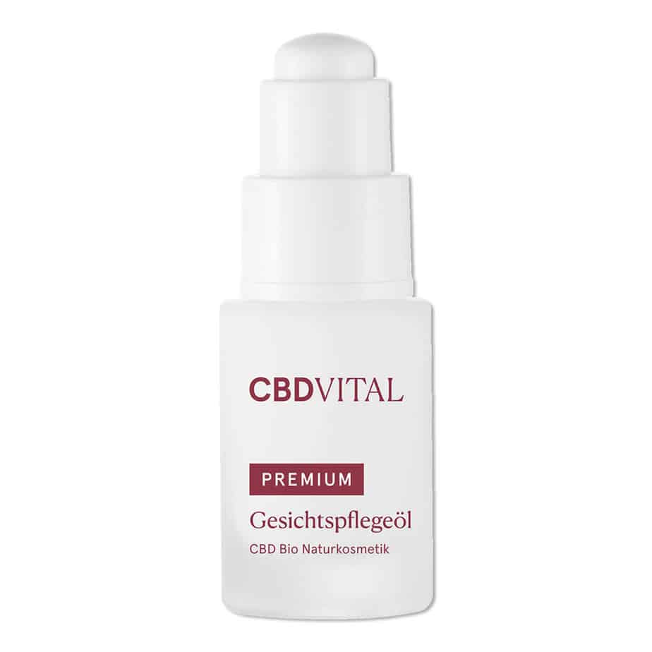 CBD VITAL - Premium - Gesichtspflegeöl - CBD Kosmetik mit 0,5% (100mg) CBD – 20ml - cbdserenity