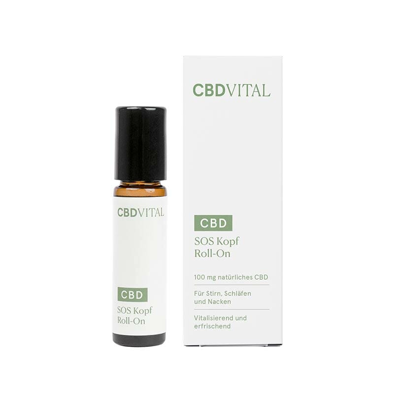 CBD VITAL SOS CBD Kopf Roll-On mit (100mg) CBD - 10ml - cbdserenity