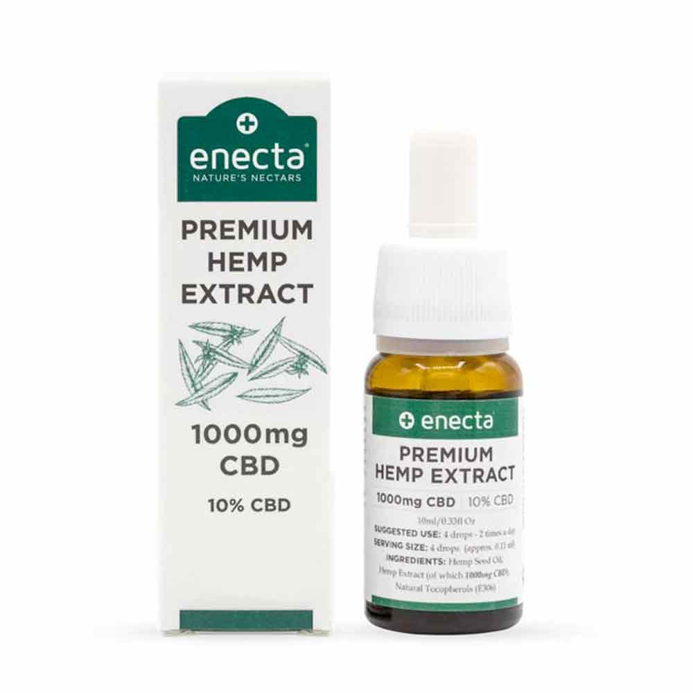 Enecta Premium Hemp Extract CBD Öl 10% (10ml) | Hochwertiges Vollspektrum