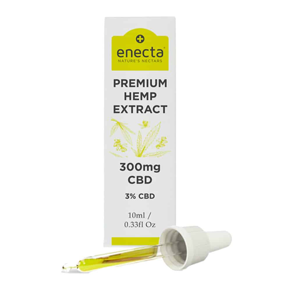 Enecta Premium Hemp Extract CBD Öl 3% (300mg) | Sanfte Unterstützung