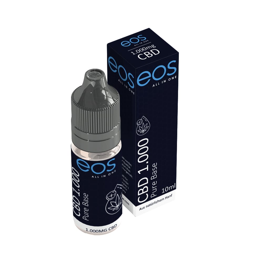 eos - CBD E-Liquid 10% (1.000mg) Pure Base 10ml - cbdserenity