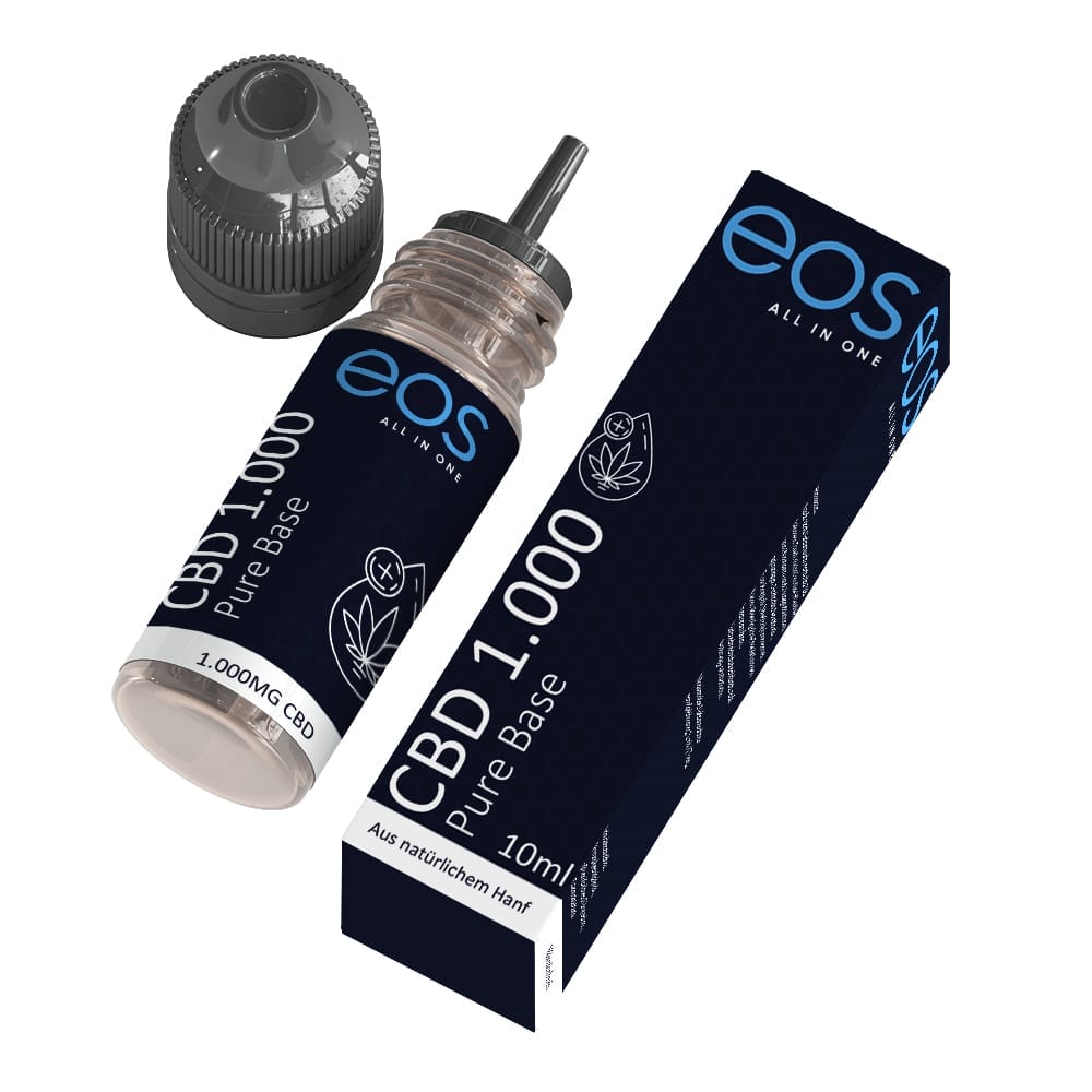 eos - CBD E-Liquid 10% (1.000mg) Pure Base 10ml - cbdserenity