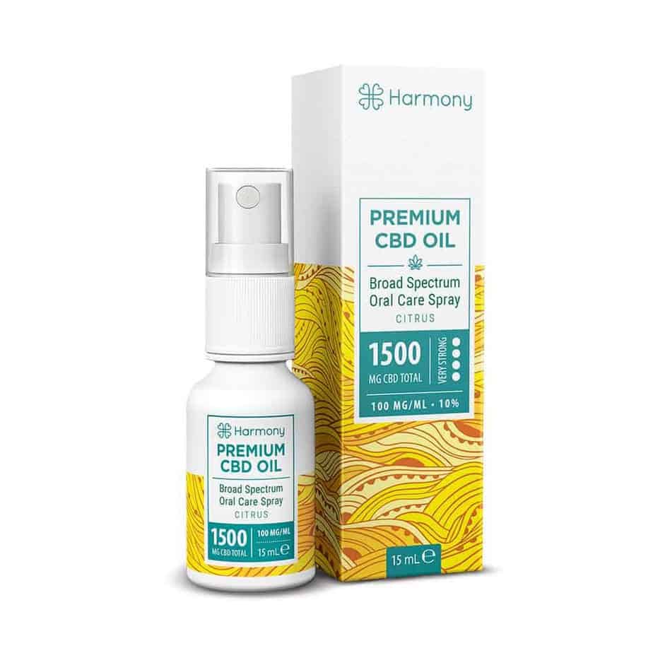 Harmony - CBD Spray 10% Citrus (1.500mg) - 15ml - cbdserenity