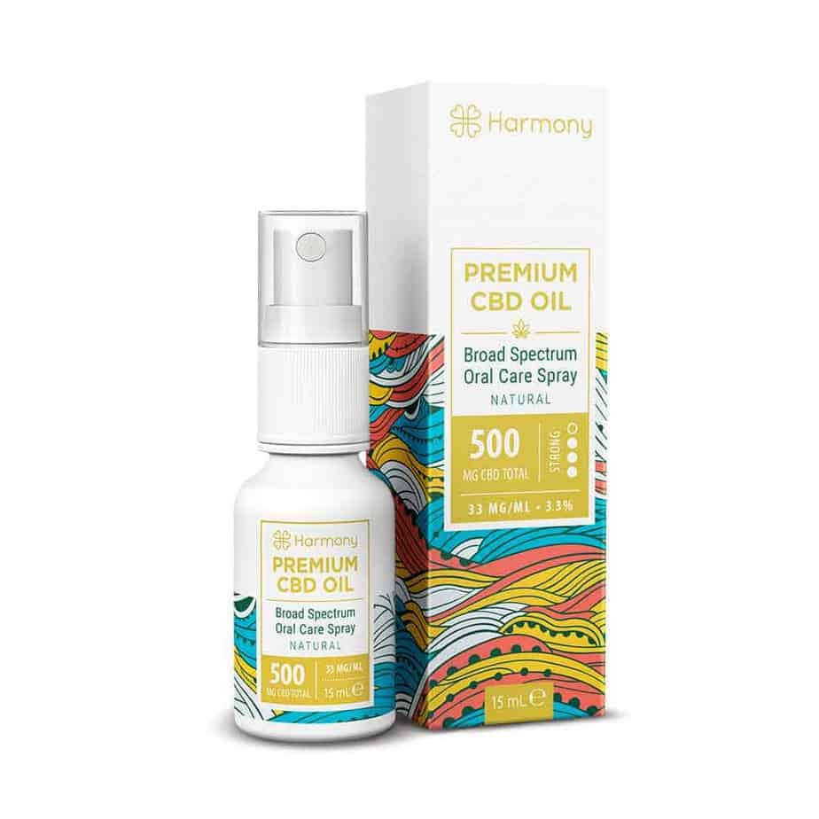 Harmony - CBD Spray 3,3% Natural (500mg) - 15ml - cbdserenity