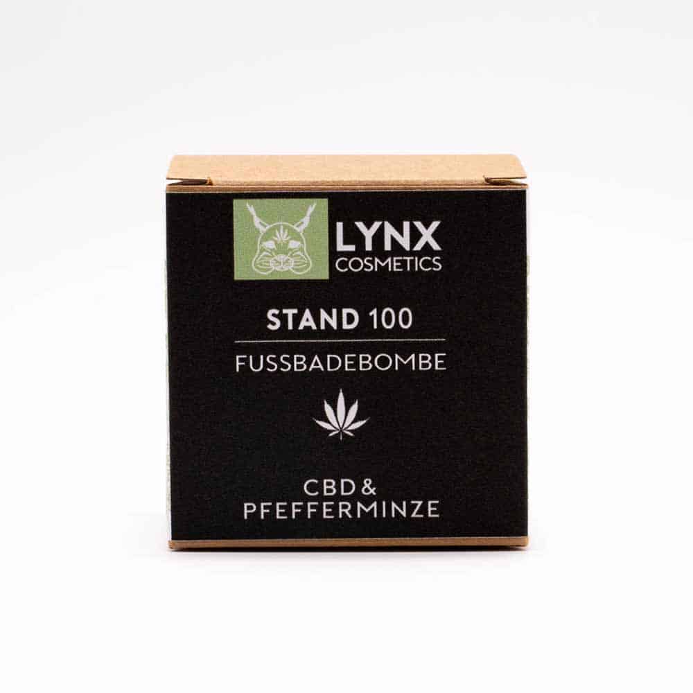 LYNX CBD Fußbadebombe - CBD Kosmetik (100mg) CBD - 90g - cbdserenity