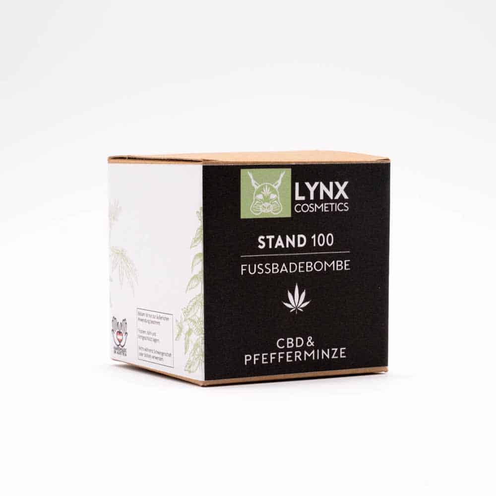 LYNX CBD Fußbadebombe - CBD Kosmetik (100mg) CBD - 90g - cbdserenity