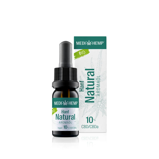 Medihemp - Bio Hanf Natural - Bio CBD Öl 10% (1.000mg) - 10ml - cbdserenity