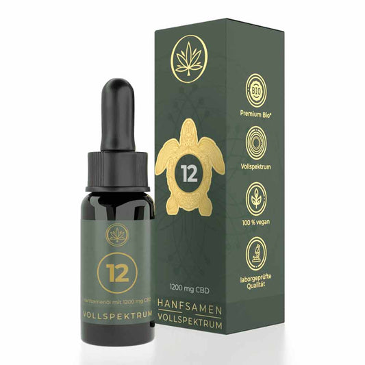 Naturkraft - Bio CBD Öl 12% (1.200mg) - 10ml - cbdserenity