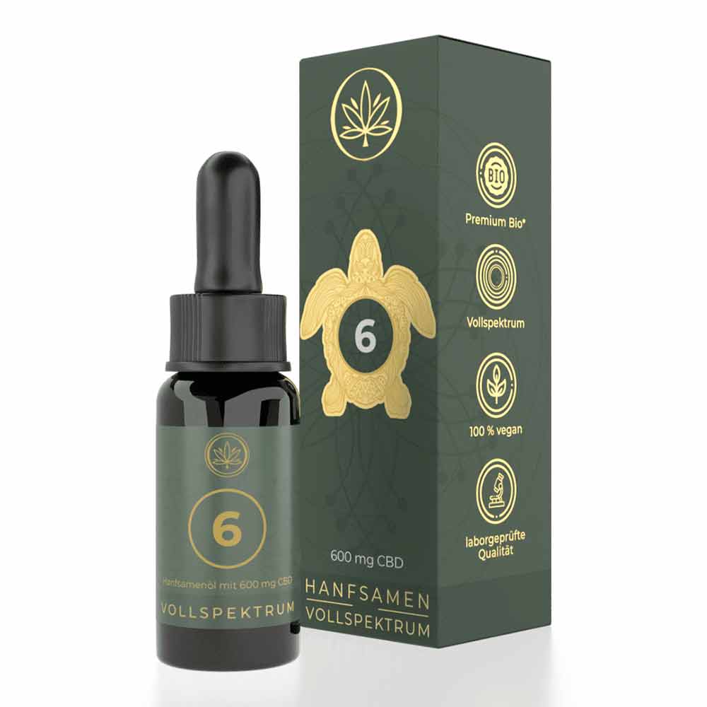 Naturkraft - Bio CBD Öl 6% (600mg) - 10ml - cbdserenity