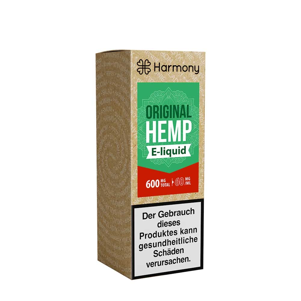 Harmony - Original Hemp - CBD E-Liquid mit 600mg CBD - 10ml - inkl. Steuer - cbdserenity