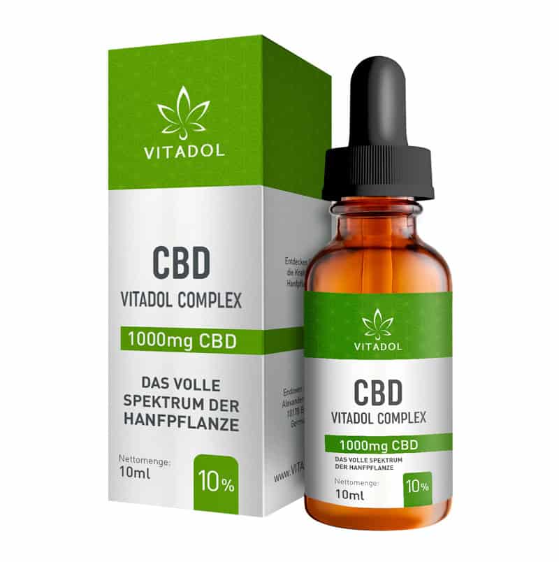 Vitadol Complex - Bio CBD Öl 10% (1.000mg) - 10ml - cbdserenity