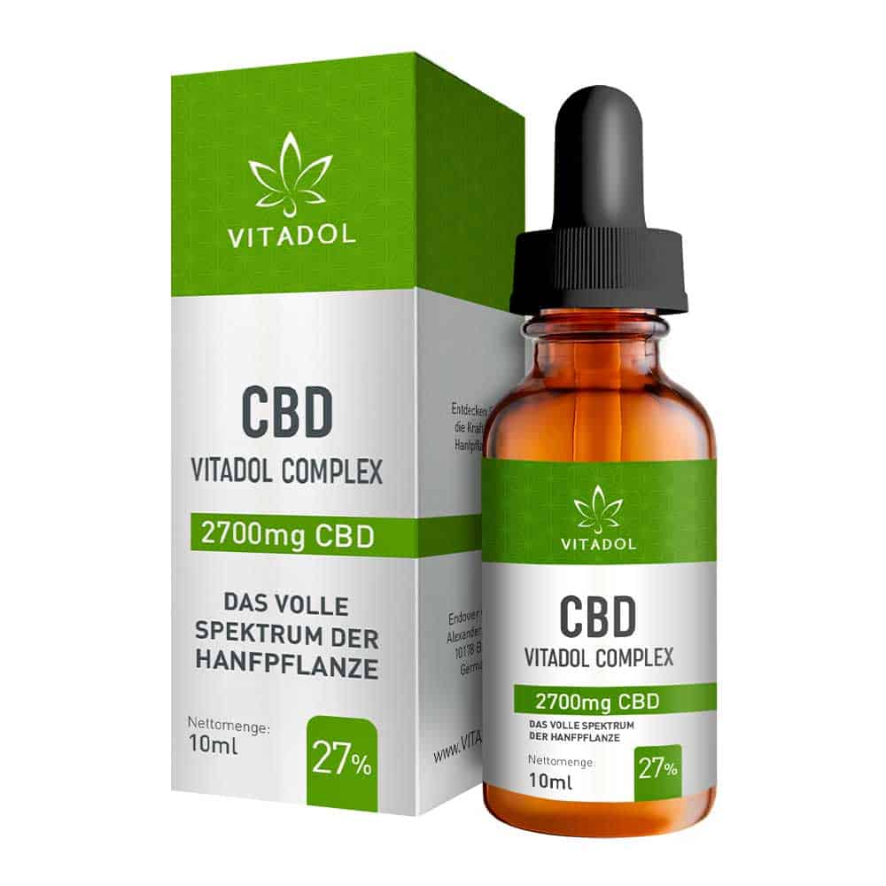 Vitadol Complex - Bio CBD Öl 27% (2.700mg) - 10ml - cbdserenity