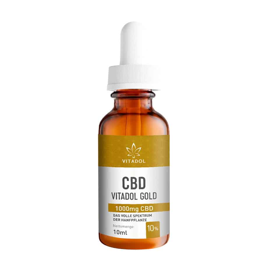 Vitadol Gold - Bio CBD Öl 10% (1.000mg) - 10ml - cbdserenity