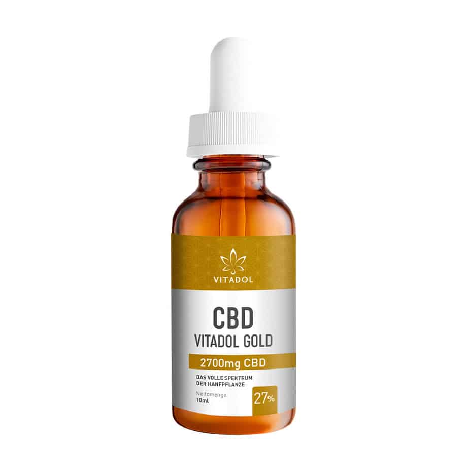 Vitadol Gold - Bio CBD Öl 27% (2.700mg) - 10ml - cbdserenity