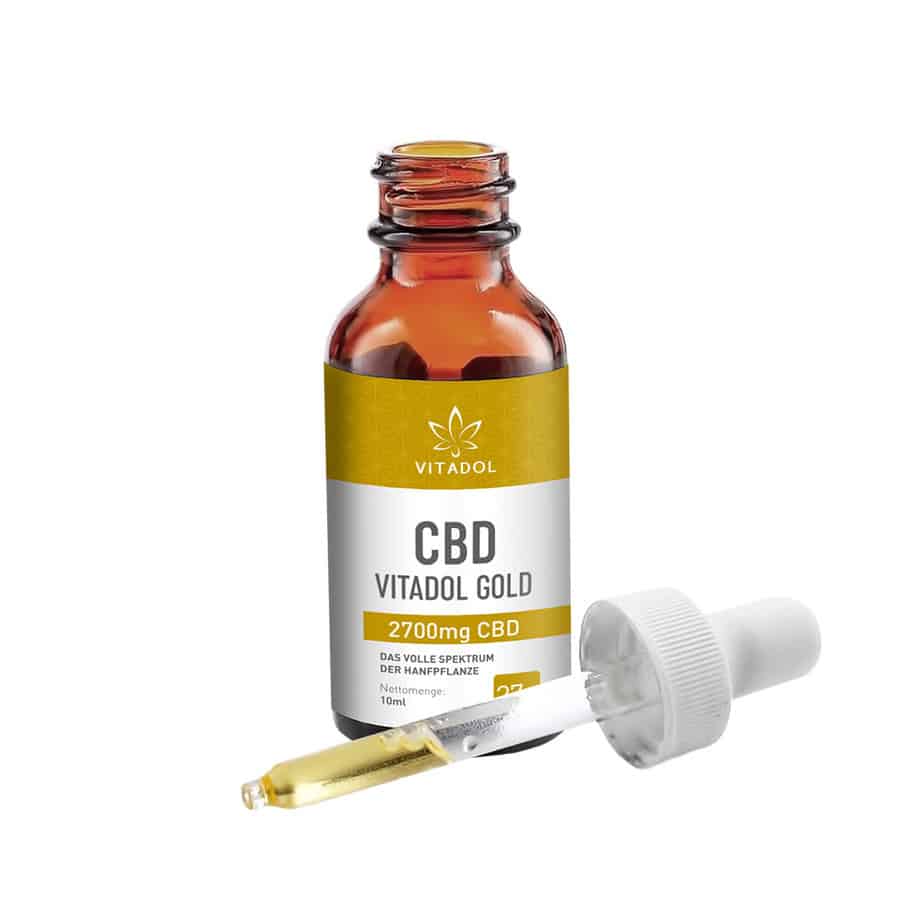 Vitadol Gold - Bio CBD Öl 27% (2.700mg) - 10ml - cbdserenity