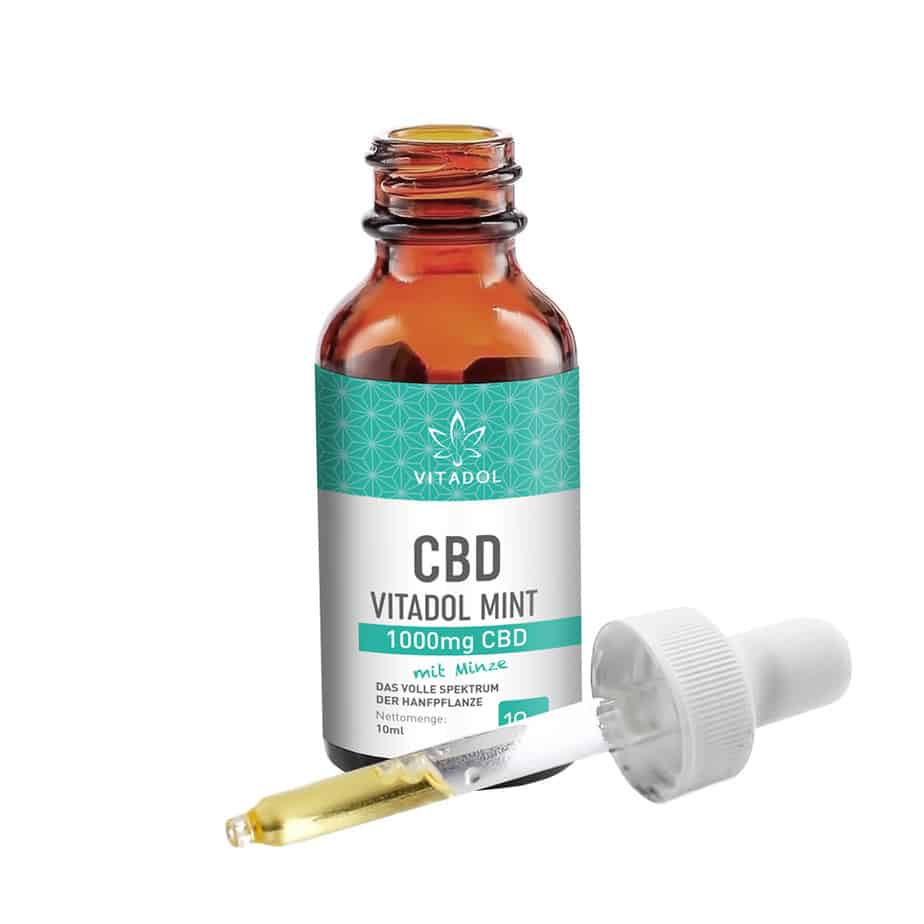 Vitadol Mint - Bio CBD Öl 10% (1.000mg) - 10ml - cbdserenity