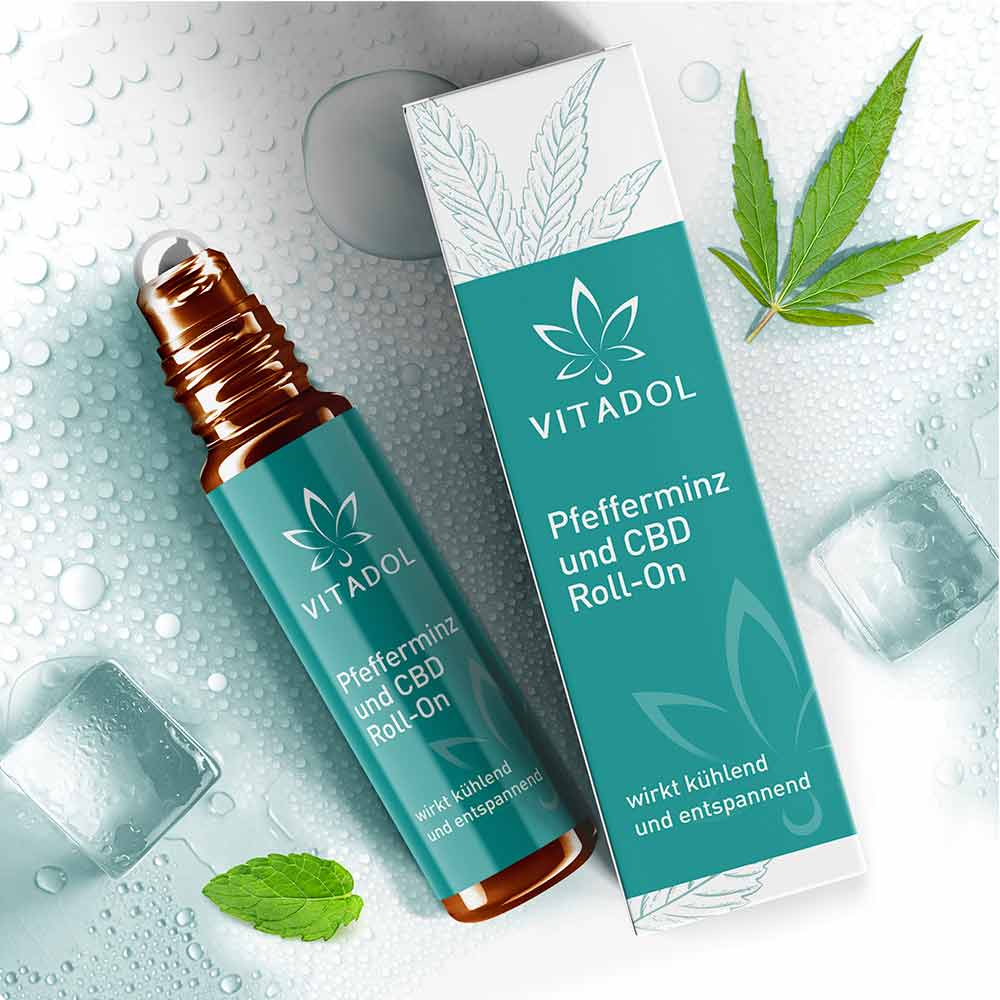 Vitadol Pfefferminz & CBD Kopf Roll-On – 10 ml - cbdserenity